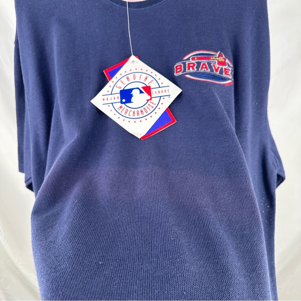 Vintage Pro Player Atlanta Braves Shirt New with tags Size XL - Picture 2 of 7
